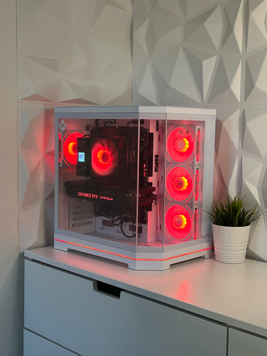 Gaming PC mit LCD Screen | RTX 3070 | Ryzen 7 5800x | 16GB RAM | 500 GB SSD